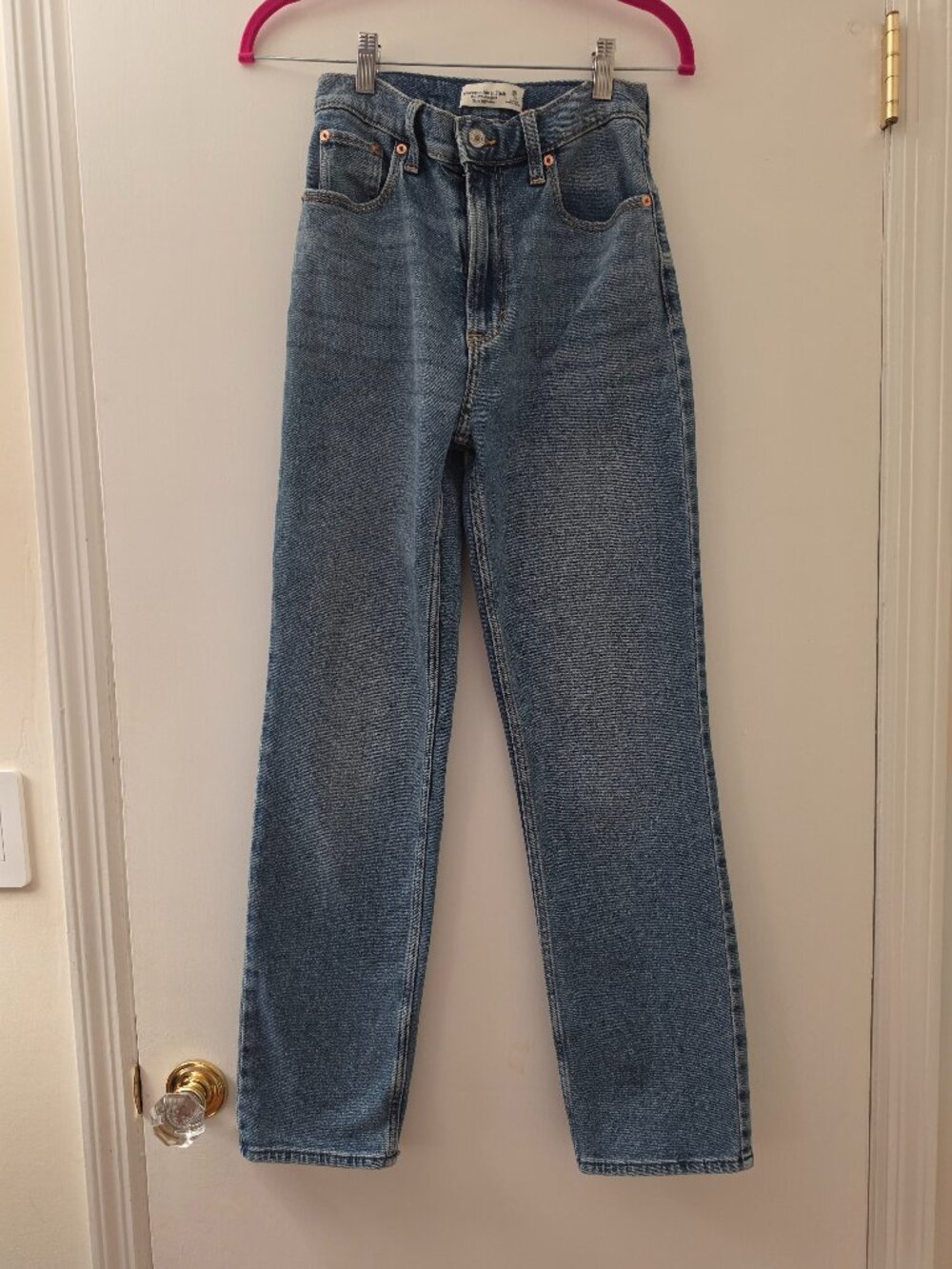 💙Abercrombie & Fitch💙 The 90s Straight Ultra High Rise Size 25